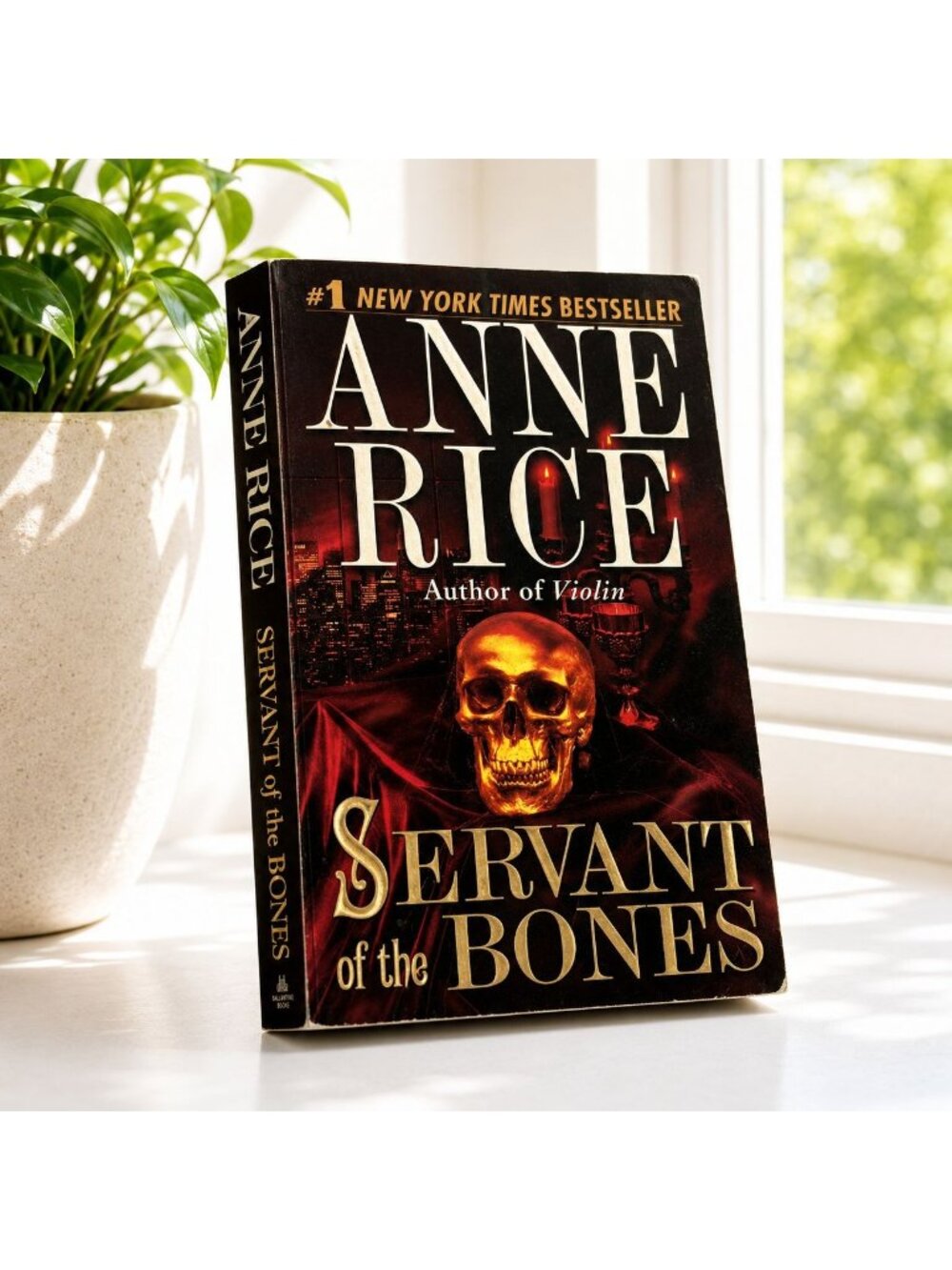 Anne Rice Servant Of The Bones Paperback Novel Ballantine Books 1998 Edition
